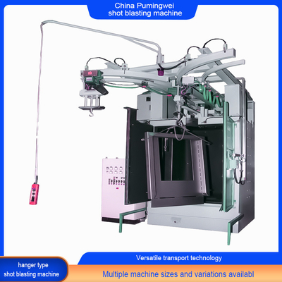 Internationale Standard Spinner Hanger Hook Shot Blasting Machine mit mehreren Monorails