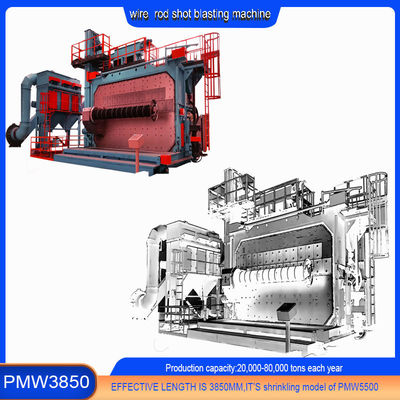 Standardteile Schuss-Sprengmaschine für korrosionsfreie Oberflächen