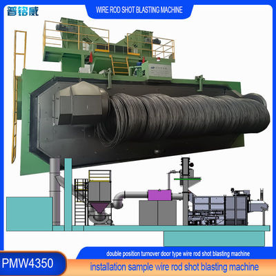 Revolution Tür Typ Drahtstange Spirale Schuss Sprengmaschine mit Kundendienst