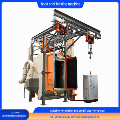 Schrägmaschine mit Schrägmaschine Max-Hanger-Last 2268 kg Spinner-Hanger-Hook-Typ Schussblasmaschine