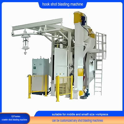 Elektrische K50 Spinner Hanger Hook Schussstrahlreinigungsmaschine für Schussspinnen