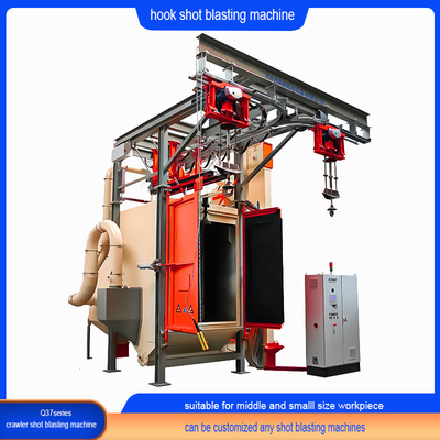 Elektrische K50 Spinner Hanger Hook Schussstrahlreinigungsmaschine für Schussspinnen