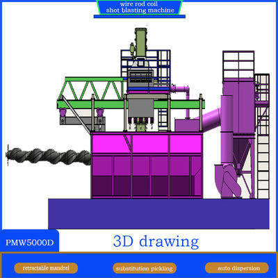 Schleppmaschine für die Schleppmaschine mit abnehmbarem Mandrel