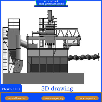 Schleppmaschine für die Schleppmaschine mit abnehmbarem Mandrel