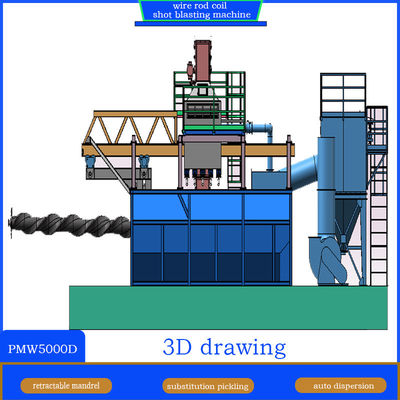 Schleppmaschine für die Schleppmaschine mit abnehmbarem Mandrel