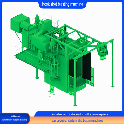 Hook Spinner Hanger Shot Blasting Machine Derusting und Effizienz für Metallprodukte