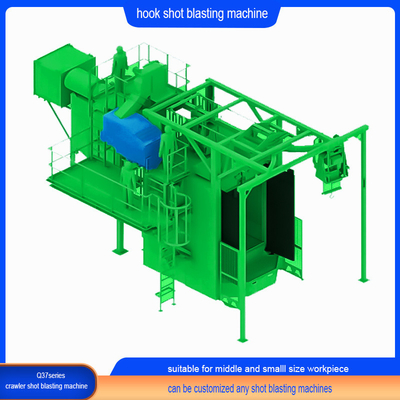 Hook Spinner Hanger Shot Blasting Machine Derusting und Effizienz für Metallprodukte