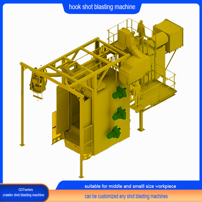 Hook Spinner Hanger Shot Blasting Machine Derusting und Effizienz für Metallprodukte