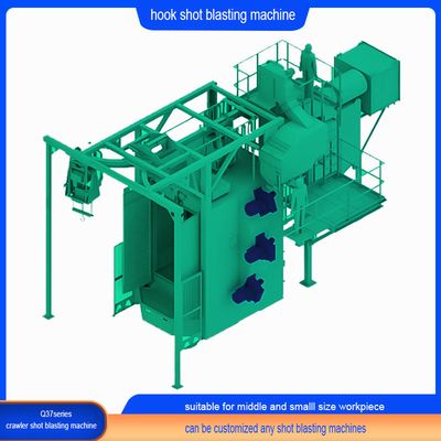 Hook Spinner Hanger Shot Blasting Machine Derusting und Effizienz für Metallprodukte