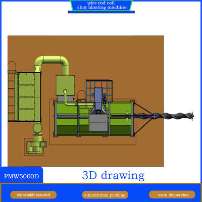 Erweiterte Pumingwei-Drahtstange mit Schraubförderanlage