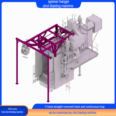 Verschiedene Modelle Spinner Hanger Shot Blasting Machine Technische Unterstützung für Kunden