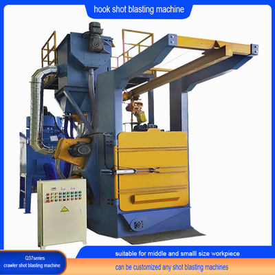 Internationale Standard Spinner Hanger Shot Blasting Machine mit bis zu 5 Blasträdern