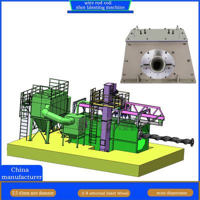 Hohe Reinheit Rückziehbare Drahtstange Spulen Schussblasmaschine für kundenspezifische Anforderungen