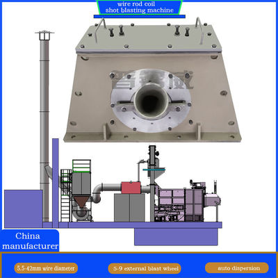 Drahtstangen-Sprengmaschine mit angemessenem Rostschutz und Sprengradlayout