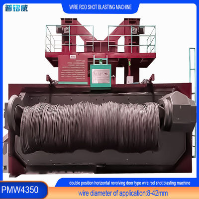 Wire Surface Derusting Rod Coil Shot Blasting Machine mit individueller Anpassung