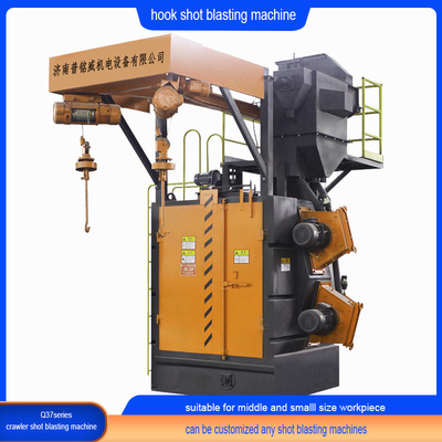 2500 kg Crawler Abrator für Baumaschinen Automatisches Hook Shot Blasting System