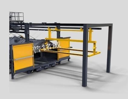 Kohlenstoffstahl Q6930g Rollconveyor Schussblasmaschine für Stahlkonstruktionen Eins