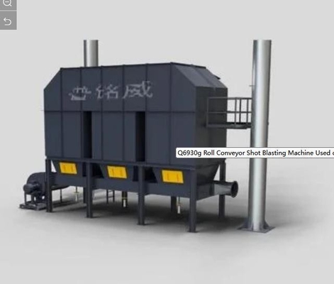 Einjähriges Kundendienst 2024 Rollconveyor Schussblasmaschine für Stahlkonstruktionen