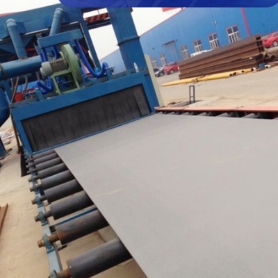 Anpassungsfähige Rostentfernung und Schussblasmaschine für Oberflächenreinigung von Stahlplatten