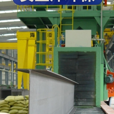 Anpassungsfähige Rostentfernung und Schussblasmaschine für Oberflächenreinigung von Stahlplatten