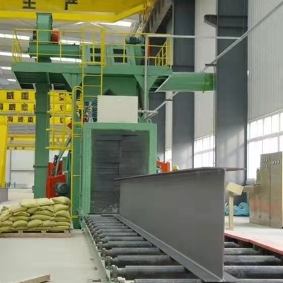 10m x 3m Rolltisch-Sprengmaschine für Stahlkonstruktionen