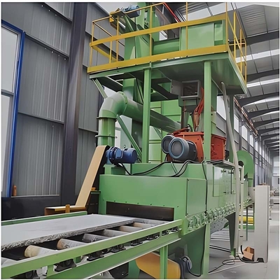 Q69-Rolle-Typ Durchgang durch automatische Schussstrahmaschine mit individuellem Design