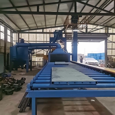 Rollenförderer H-Beam Stahl-Schussblasmaschine mit einjähriger Kundendienst