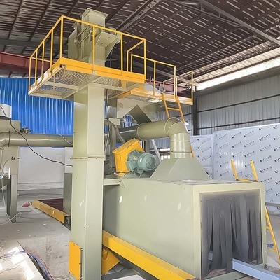 Rollenfördermaschine Schussblasmaschine für Werkstück Breite 1500mm Anpassungsmöglichkeit