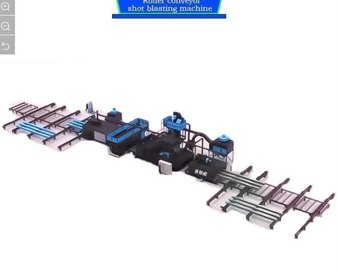 Elektrische Brennstoffe Mehrfachmodelle Rollenförderer Schussstrahlreinigungsmaschine 2024