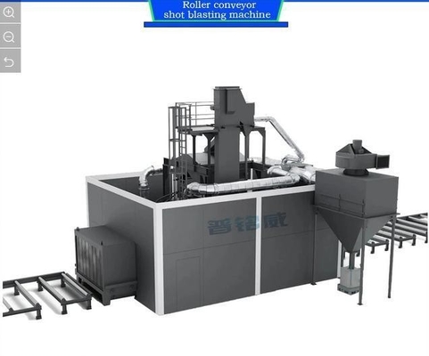 Elektrische Brennstoffe Mehrfachmodelle Rollenförderer Schussstrahlreinigungsmaschine 2024