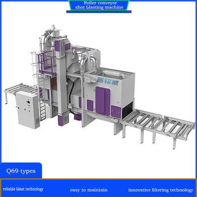 Crawler Abrator kundenspezifisch kundenspezifisch Rollenförderer Schuss Blast Reinigungsmaschine