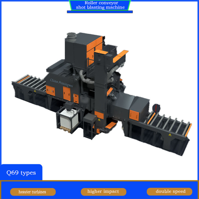Impeller-Kopf-Leistung 4*11kw Walzförderer Schussblasmaschine zum Abnehmen von Mühlschalen