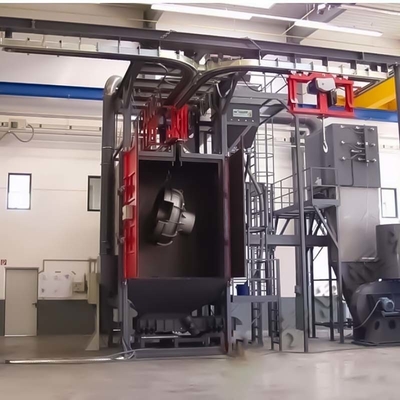 Maschine zur Schleuderei mit mehreren Haken