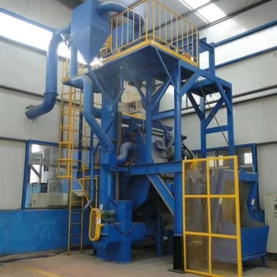 1 Tonnen Ladekapazität Sandblasing Crawler Shot Blasting Machine für die Frühlingsindustrie