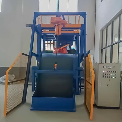 High Cleanliness Q32-Serie Gummi-Tracked Typ Schuss Blasting Machine für Schrauben maßgeschneidert