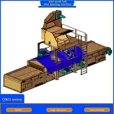 Schussblasmaschine mit Desanding und Dekoration