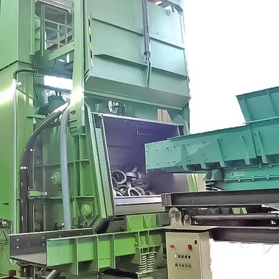 Kleine Werkstücke Reinigung mit Gummiband Abrator Schuss Sprengung Peening