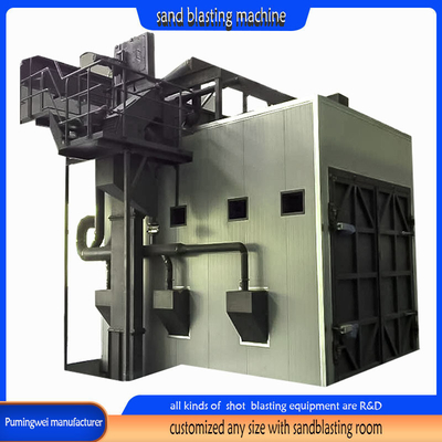 Custom Groß Sandblasen Booth Reinigungsmaschine PMW-Serie von Pumingwei