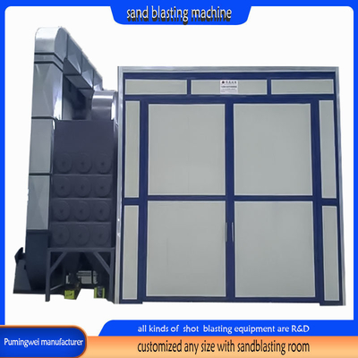 Custom Groß Sandblasen Booth Reinigungsmaschine PMW-Serie von Pumingwei
