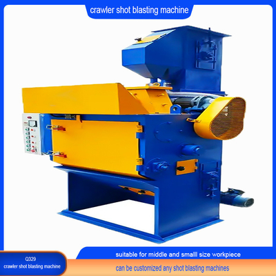 Niedriger Lärmpegel Crawler Abrator Tumble Gummi Gürtel Schuss Sprengmaschine Anpassung