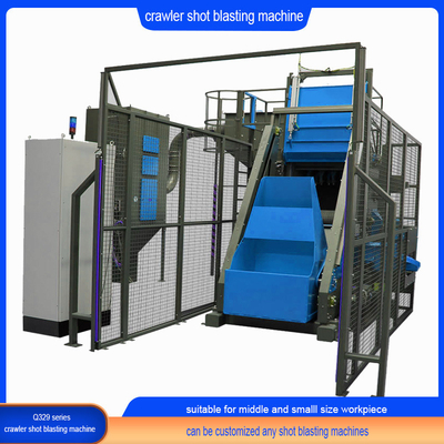 Low Profile Schrank Elektrische Brennstoff Q32 Serie Gummi-Tumble-Gürtel Schuss Sprengmaschine