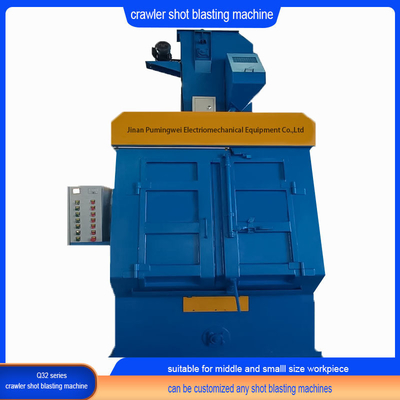 Maschine zur Reinigung von Gießguss mit Crawler-Abrator Q329
