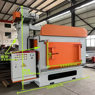 angepasste Q3210 Mehrfarbige Crawler-Gürtel-Sprengmaschine für kleine Schmiedewerke