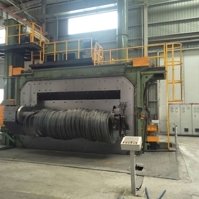 Doppelstation Flip Door Typ Drahtstange Schuss Blasmaschine zur Rostentfernung bei 40-20RMB