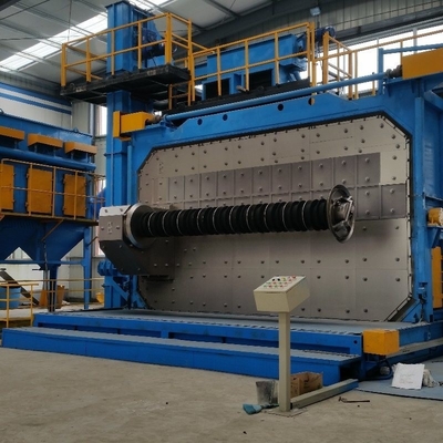 Spezialisierte Drahtziehmaschine Scheibenschussblasmaschine 15 Tonnen pro Stunde Effizienz