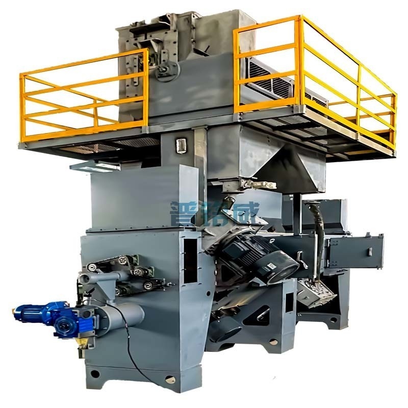 Online-Hotblasmaschine für die kontinuierliche Rostentfernung von Drahtstangen-Spulen Stufe S2.5-3.0