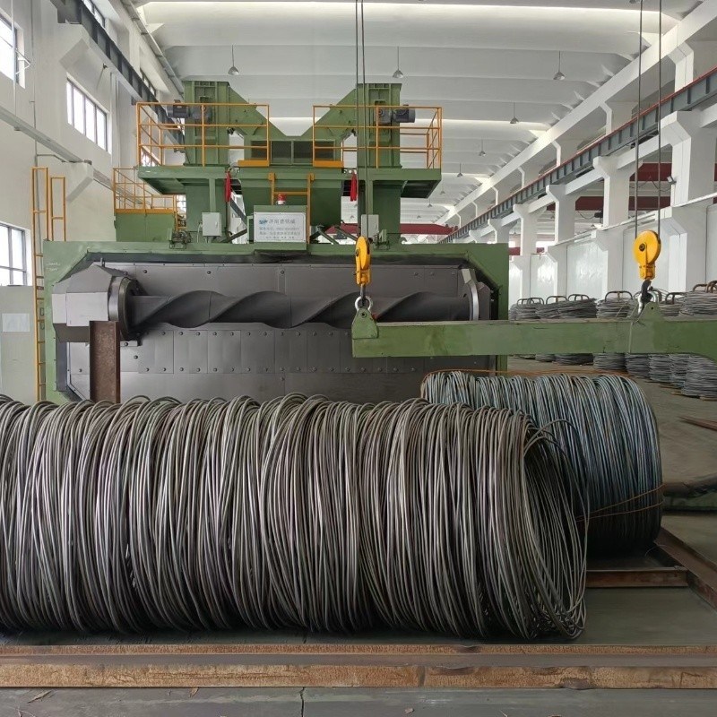 Anpassungsfähige Drahtstange Schussblasmaschine für verzinkten Stahldraht 6m x 5m Größe