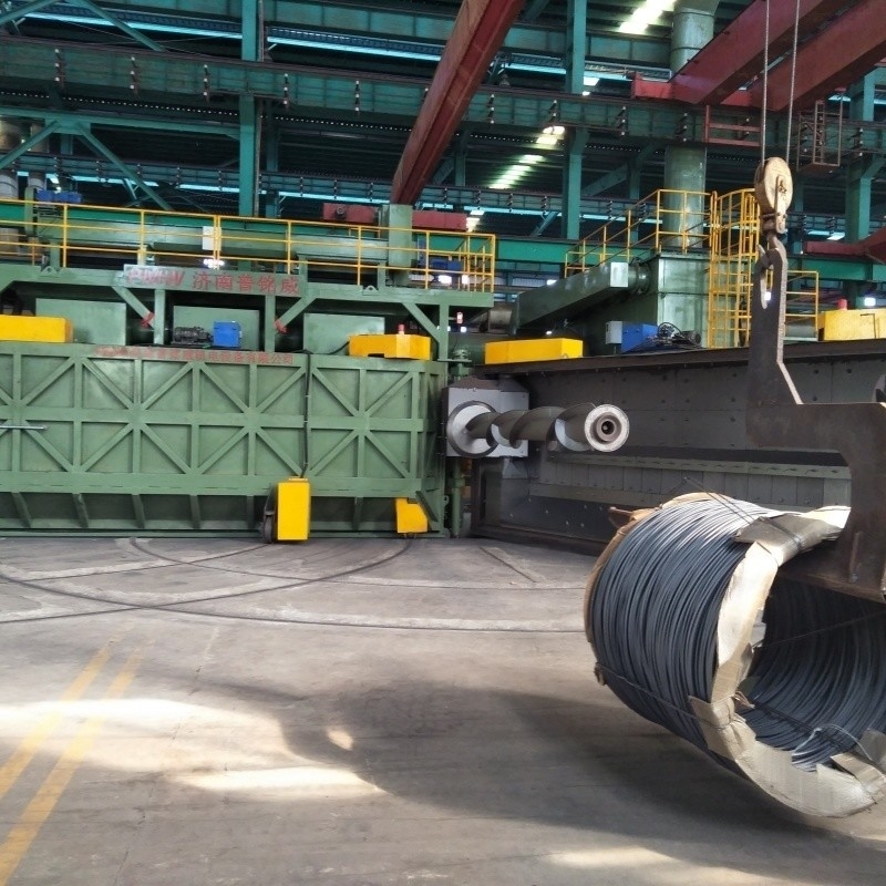 16.8 * 12.4 * 5.8m Flat Door Disc Wire Blasting Machine Pmw5300 für die Anpassung