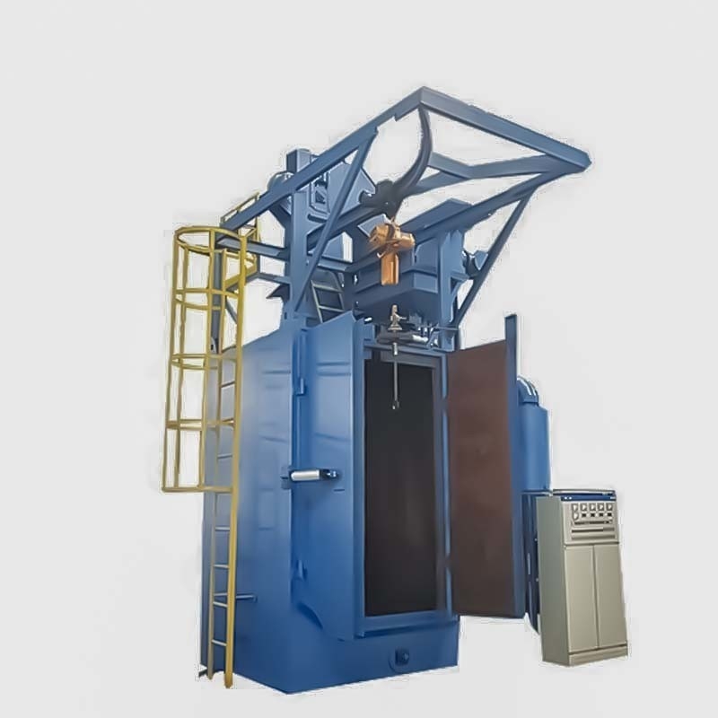Q37-Reihe Hochhänger-Haken-Schussblasmaschine zur Reinigung von blauen Farben