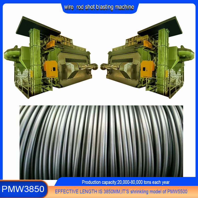 Maschine zur Schweißdrahtentkalkierung mit Schlagkopf PMW3850